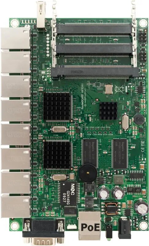 MikroTik RB493G Tīkla Karte Iekšējais Ethernet