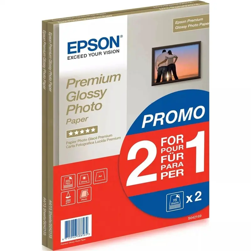 Epson Premium Glossy Foto papīrs 255
