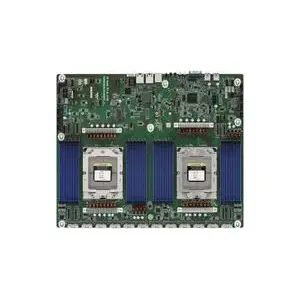 Servera mātesplate ASRock TURIN2D24G-2L+/500W, SP5 ligzda, ATX, atbalsta 2× AMD EPYC 9004, 24× DIMM DDR5, 34× SATA III, 2× GbE