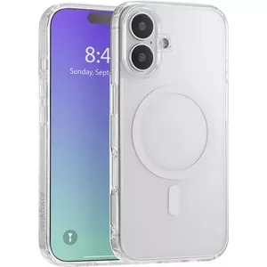 Protective backcover Renkforce RF-6676266 for Apple iPhone 16, transparent, MagSafe compatible