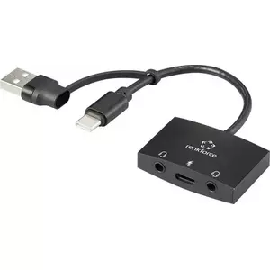 Внешняя звуковая карта Renkforce RF-AA-200 2.0 с выходами для наушников