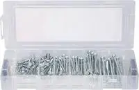 Набор винтов FISCHER Mini FixTainer PowerFast II — 125 шт., различные размеры для крепежа