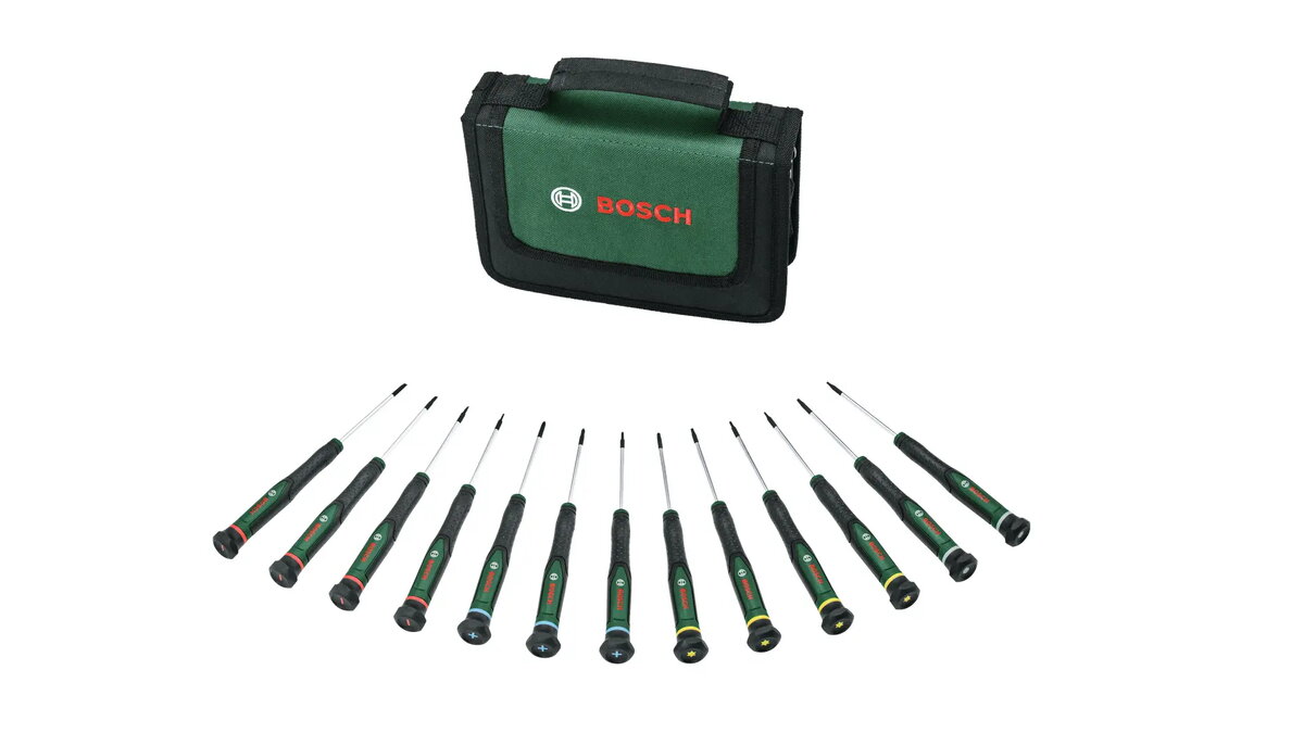 Bosch 1600A02Z9N precīzo skrūvgriežu komplekts ar