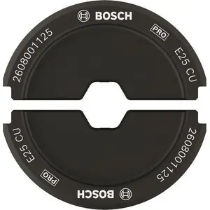 Инструмент для обжима Bosch 2608001125 для кабельных наконечников и разъёмов, диапазон обжима 25–25