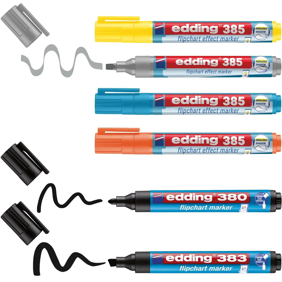 Edding 385 Flipchart Marķieris 6 gab