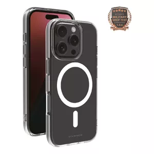Cover Vivanco Mag Steady Anti Shock for iPhone 16 Pro Magnetic Wireless Charging