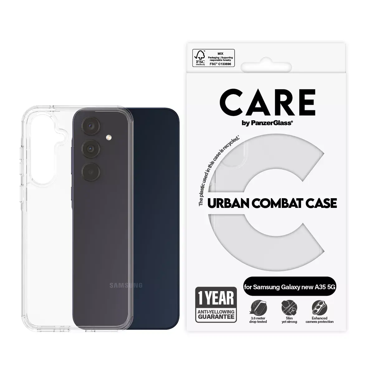 Vāks PanzerGlass CARE by Flagship Case Samsung Galaxy A35 5G Photo 2