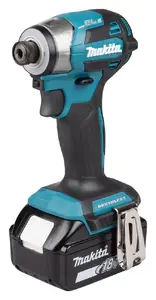 Ударный шуруповёрт Makita DTD173RTJ 18 В аккумуляторный, патрон 1/4", 3600 об/мин, пистолетная рукоять, Li-Ion