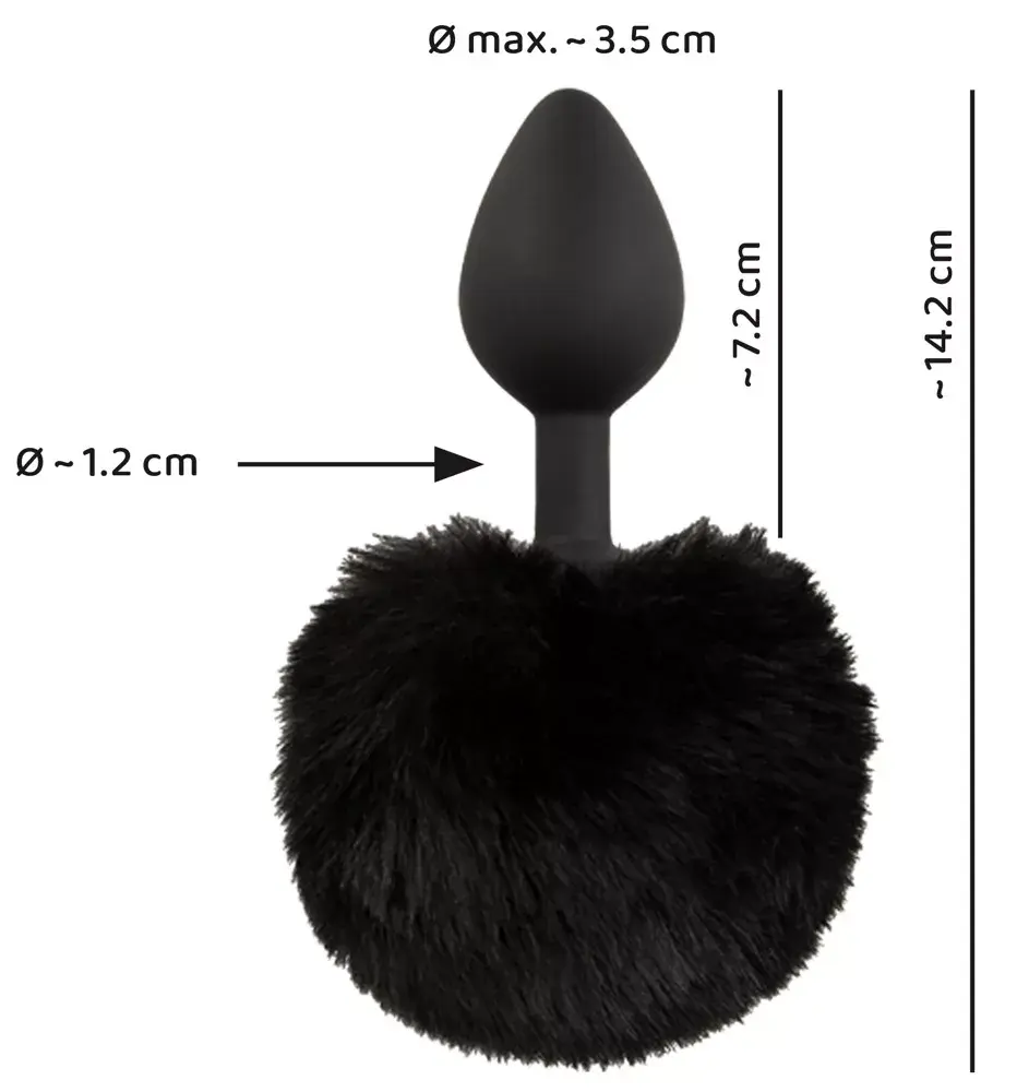 Анальная пробка you2toys Silicone Black M Photo 10