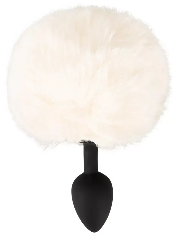Анальная пробка you2toys Silicone White Fluffy Tail S Photo 3