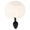 Анальная пробка you2toys Silicone White Fluffy Tail S Photo 3