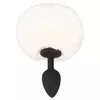 Анальная пробка you2toys Silicone White Fluffy Tail S Photo 5