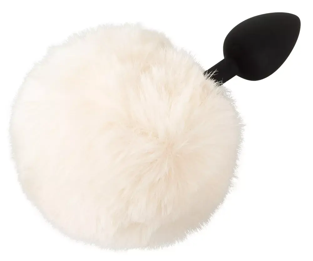 Анальная пробка you2toys Silicone White Fluffy Tail S Photo 7