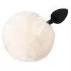 Анальная пробка you2toys Silicone White Fluffy Tail S Photo 7