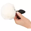Анальная пробка you2toys Silicone White Fluffy Tail S Photo 8