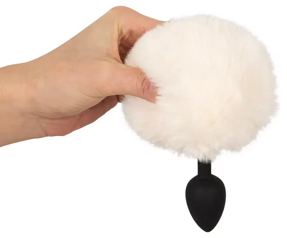Анальная пробка you2toys Silicone White Fluffy Tail S Photo 10