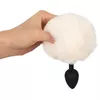 Анальная пробка you2toys Silicone White Fluffy Tail S Photo 10