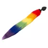 Анальная пробка you2toys Silicone Fluffy Tail Rainbow Photo 4