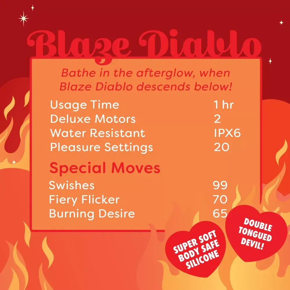 Ручной массажёр Unihorn Blaze Diablo 1000W 220V Photo 8