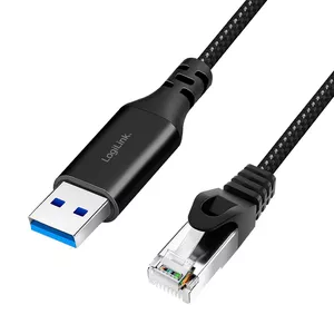 Networking cable LogiLink CU0403 RJ-45 Cat6 3 m Black