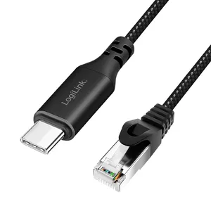 Networking cable LogiLink CU0410 RJ-45 Cat6 1 m Black