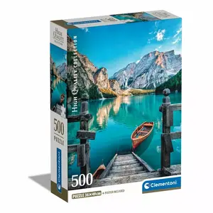 Пазл Clementoni High Quality Collection Braies Lake 500 деталей, 360×490 мм, пейзаж
