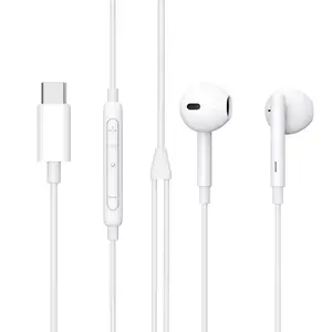 Austiņas Motorola eSTUFF iekškanāla USB-C ierīcēm, vadu, kabelis 1.2 m, balts, 90 g