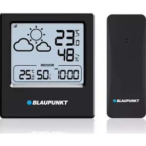 Weather station La Crosse WS 10BK black — wireless indoor/outdoor sensor, time and temperature display