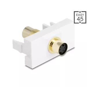 DeLOCK 90872 переходник Mini-DIN 4 pin белый