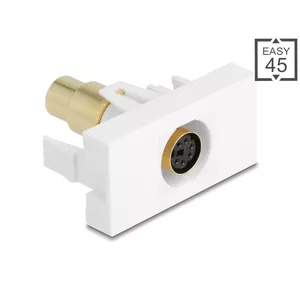 DeLOCK 90873 cable gender changer Mini-DIN 6 pin White