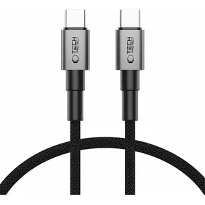 Kabelis Tech-Protect USB-C uz USB-C, Type-C PD 60W/3A, 25 cm, Iron Grey