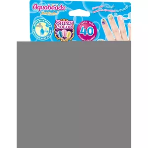 Набор для ногтей Aquabeads Nail Studio — комплект для украшения ногтей, разноцветные бусины в коробке