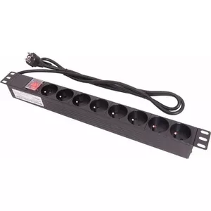 TKH 19-inch Power Distribution Unit 8x230V with Switch LZ1U8GW
