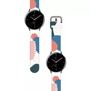 Hurtel silicone watch strap for Samsung Galaxy Watch 46mm — camouflage pattern