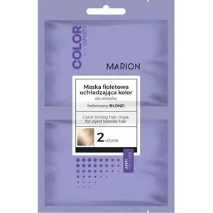 Hair Color Mask MARION Color Esperto cooling purple for bleached/blond hair 2 x 20 ml