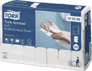 Paper towel multi-panel TORK XPRESS SYSTEM 21 x 34 cm white 110 sheets — Staples