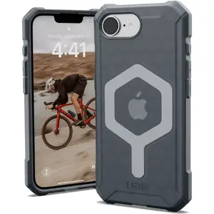 Защитный чехол Urban Armor Gear Essential Armor MagSafe для Apple iPhone 16e — пепельно-прозрачный