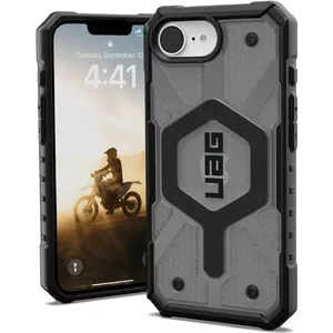 Чехол Urban Armor Gear Pathfinder MagSafe для Apple iPhone 16e, прозрачный пепельный