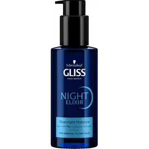 Matu kopšanas līdzeklis RING Night Elixir 100 ml — mitrinošs ampulis normāliem un sausiem matiem