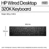 HP Wired Desktop 320K Keyboard Photo 3