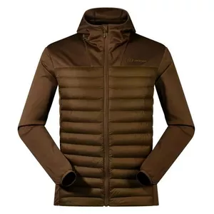 Men's hybrid jacket Berghaus Vaskye Hooded Hybrid Jacket size L brown