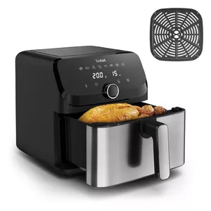 Аэрогриль Tefal Easy Fry Mega EY855D10 7.5 л, 2020 Вт, чёрный/нержавеющая сталь