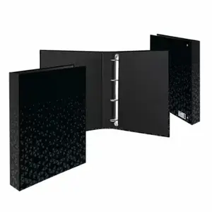 HERMA Фотоальбом черного цвета формат А4 4 кольца ширина корешка 4.6 см