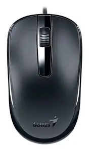 Genius DX-120 Ambidextrous Wired Optical Mouse with USB Type-C 1200 DPI Black