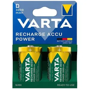 Перезаряжаемая батарея формата D Varta 56720 — NiMH, высота 61,5 мм, Ø 34,2 мм, 73 г