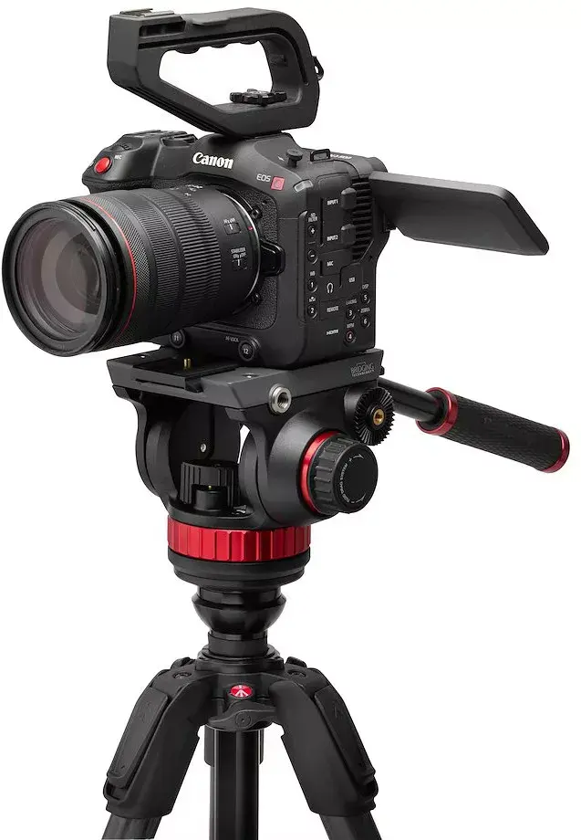 Manfrotto 055 Video Carbon Black statīvs ar 502AH galviņu Photo 6