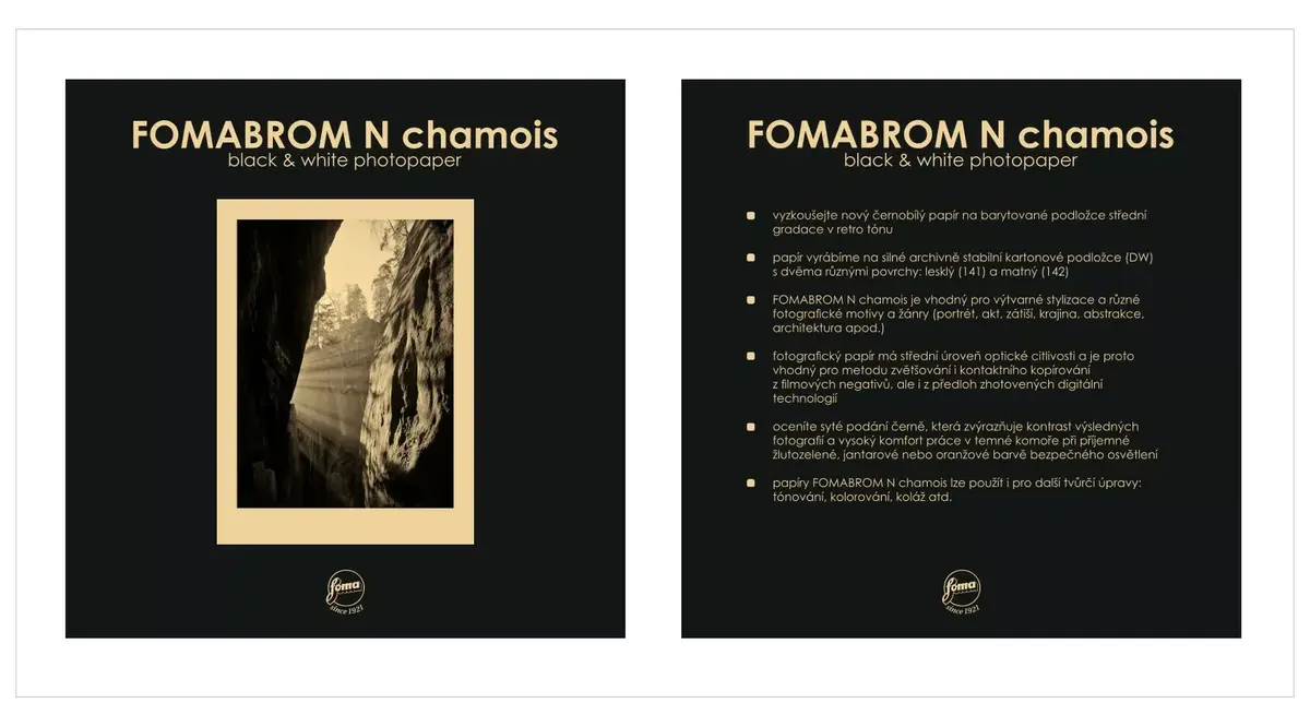 Фотобумага Foma Fomabrom 142 N Chamois 30,5×40,6 см Photo 2