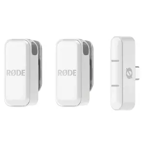 Петличный микрофон RØDE Wireless Micro — беспроводной USB, 20–20000 Гц, 24-bit, до 100 м, белый