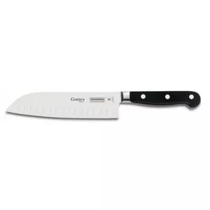 Нож Santoku Tramontina BR0124020/107 18,4 см, цельнометаллическое нержавеющее лезвие, поликарбонатная рукоять