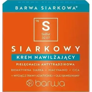Moisturizing Sulfur Cream Barwa 50 ml